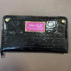 ハローキティ長財布 黒