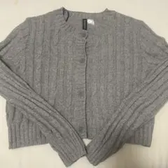 カーディガン グレー ニット