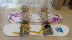 K2スノーボードセット90 ブーツ16.5オマケ付きキッズ用