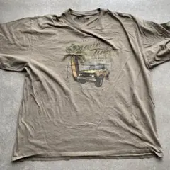NEWPORT BLUE プリントTシャツ フォード ブロンコベージュ 4XB