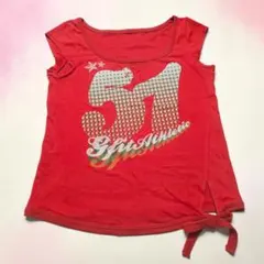 G-FIT 半袖Tシャツ 赤 レディースのサムネイル