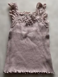 flower リブレースキャミソール　未使用のサムネイル