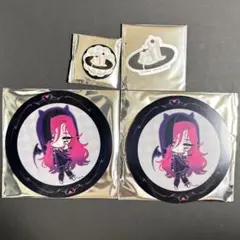 エイステ ミジ AaDカフェ アクリルコースター 特典缶バッジ シール