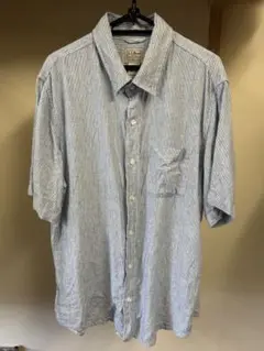L.L.Bean ストライプ 半袖シャツ XL