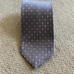 グレー ドットパターン ネクタイ COMME CA MEN
