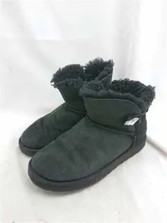 ＆UGG Bailey Button ムートンブーツ ブラック系