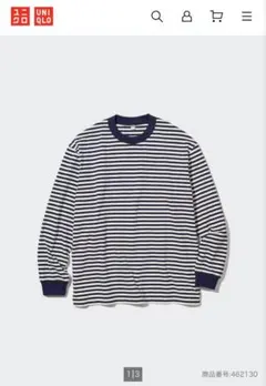 ユニクロ ウォッシュコットン クルーネックt m