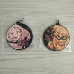 僕のヒーローアカデミア　爆豪勝己　お茶子　シリコンキーホルダー　グッズ