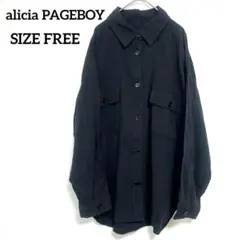 シャツ 長袖 黒