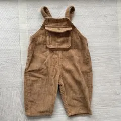 今月お値下げ anggo ベージュ コーデュロイオーバーオール S