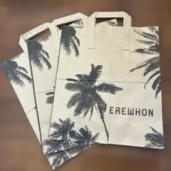 aloha様専用 EREWHON ショップ袋 紙袋 3枚セット ショッパー - メルカリ
