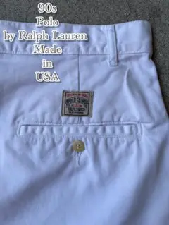 【USA製】90s 初期タグ　ラルフローレン　ショートパンツ