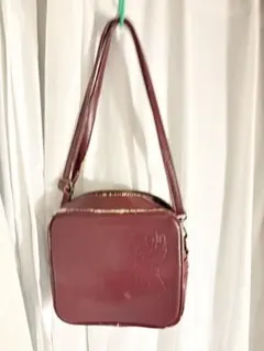 ショルダーバッグ ボルドー クマ　merry jennyのサムネイル