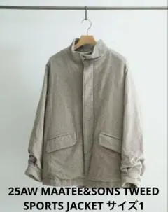 12/19限定】MAATEE&SONS TWEED SPORTS JACKET - メルカリ