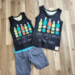 ブランシェス夏服90,110　お揃いセット