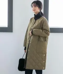 ナノ・ユニバース　中綿キルティングコート