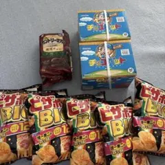 ポテトチップス、ピザポテト、プリッツ、エナジードリンク　菓子　ポップコーン ポテトチップス ピザポテト エナジードリンク アミューズメント まとめ