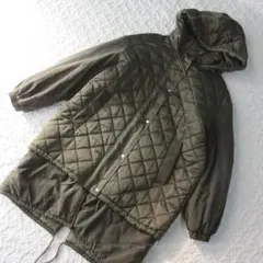 【傷品/ZARA/ザラ】キルティングコート/中綿コート/防寒/カーキ