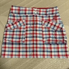FILA GOLF チェック柄 レディース ゴルフスカート