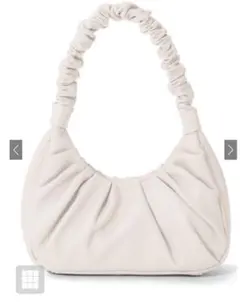 GRL ギャザーハンドルクロワッサンバック アイボリー