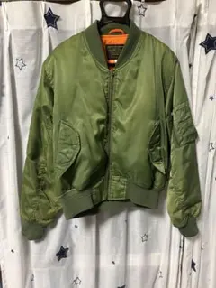 山*田様 MA-1フライトジャケット Mサイズ オリーブグリーン　ヴィンテージ