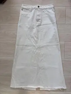 Healthy Denim ホワイトミディスカート 34XS