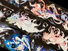 切売 1602★ 海外 マスキングテープ マステ PET 装飾 人物 贝壳光