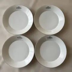 【未使用品】ファンケル プレミアム 白磁プレート中皿4点 18cm