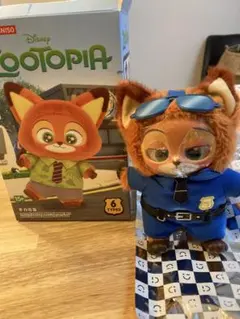 MINISO ズートピア ぬいぐるみペンダント ニック 警官