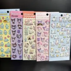 ぷくっとシール　まとめて　サンリオ