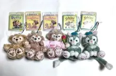 ダッフィー シェリーメイ ジェラトーニ ぬいぐるみ ストラップ キーホルダー