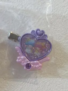산리오 リトルツインスターズ キキララ 前髪クリップ ヘアクリップ