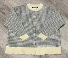 earth music&ecology ダイヤモンドパターンカーディガン