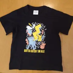 GU ポケモン Tシャツ ブラックのサムネイル