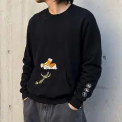グラニフ グレムリン 刺繍スウェット 黒 M ギズモ Y2K