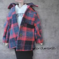 22cmドール用Handmade☆チェックシャツ単品