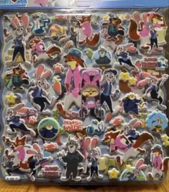 正規品　海外限定ズートピア　ぷくぷく　シール　２シートセット