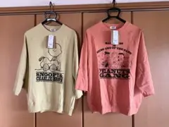 【新品2枚セット】 PEANUTS SNOOPY7分袖スウェット　スヌーピーのサムネイル