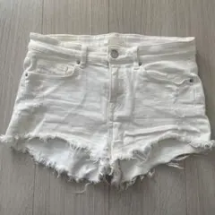 H&M ホワイトショートパンツ US 4