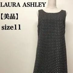 よっしー 様　LAURA ASHLEY ドット柄 ノースリーブ ワンピース秋冬