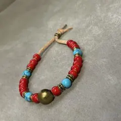 印第安珠寶 白色哈茨手鍊 納瓦霍 可調整尺寸