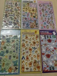 正規品　ディズニーボンボンドロップシール 6枚ディズニークラシック　コンプリート