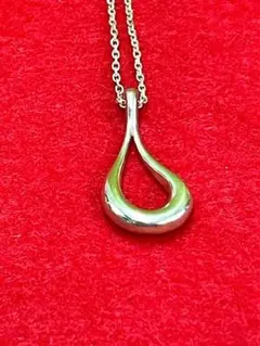 ティファニー オープン ティアドロップ ネックレス シルバー925 即送