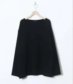 【comoli】コットン　ボートネック
