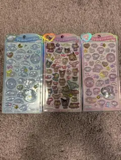 サンリオ　うるちゅるポップシール　3枚セット