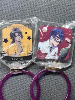 新品未使用 ツイステッドワンダーランド レオナ、デュース アクリルピンバッチ