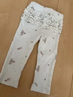 petit main 花柄レギンス 80