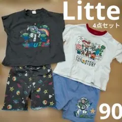 Litte トイ・ストーリー Tシャツ 半袖 ハーフ パンツ スパッツ セットのサムネイル