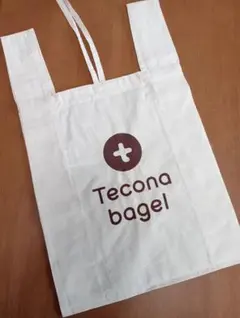 Tecona bagel エコバッグ ホワイト