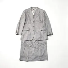 ブルックスブラザーズ　スーツ　セットアップ　ジャケット　スカート　シルク　リネン